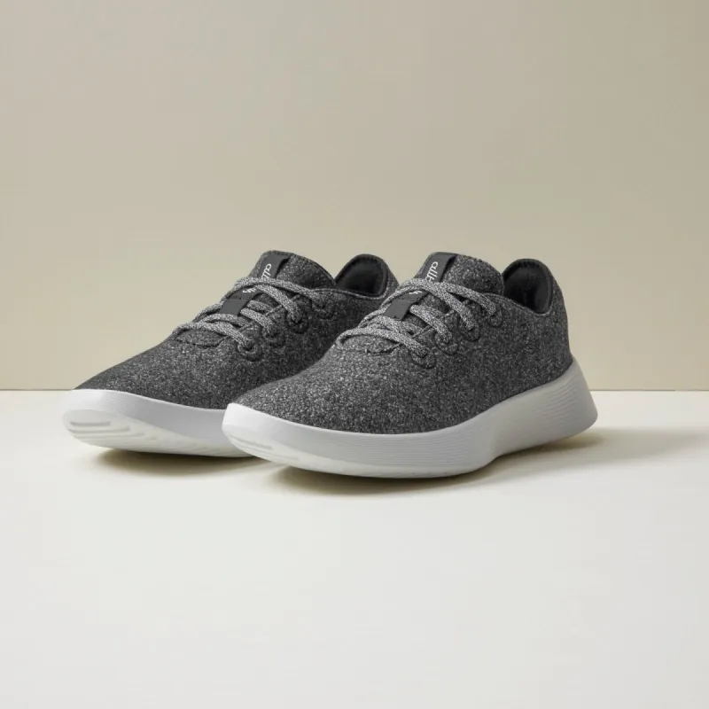 Women's Wool Runner 2 - Dark Grey (Light Grey Sole) sold by allbirds