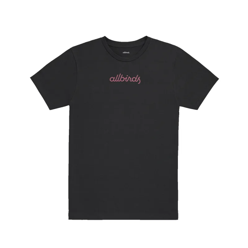 Men's Recycled Tee - Logo - Natural Black sold by allbirds