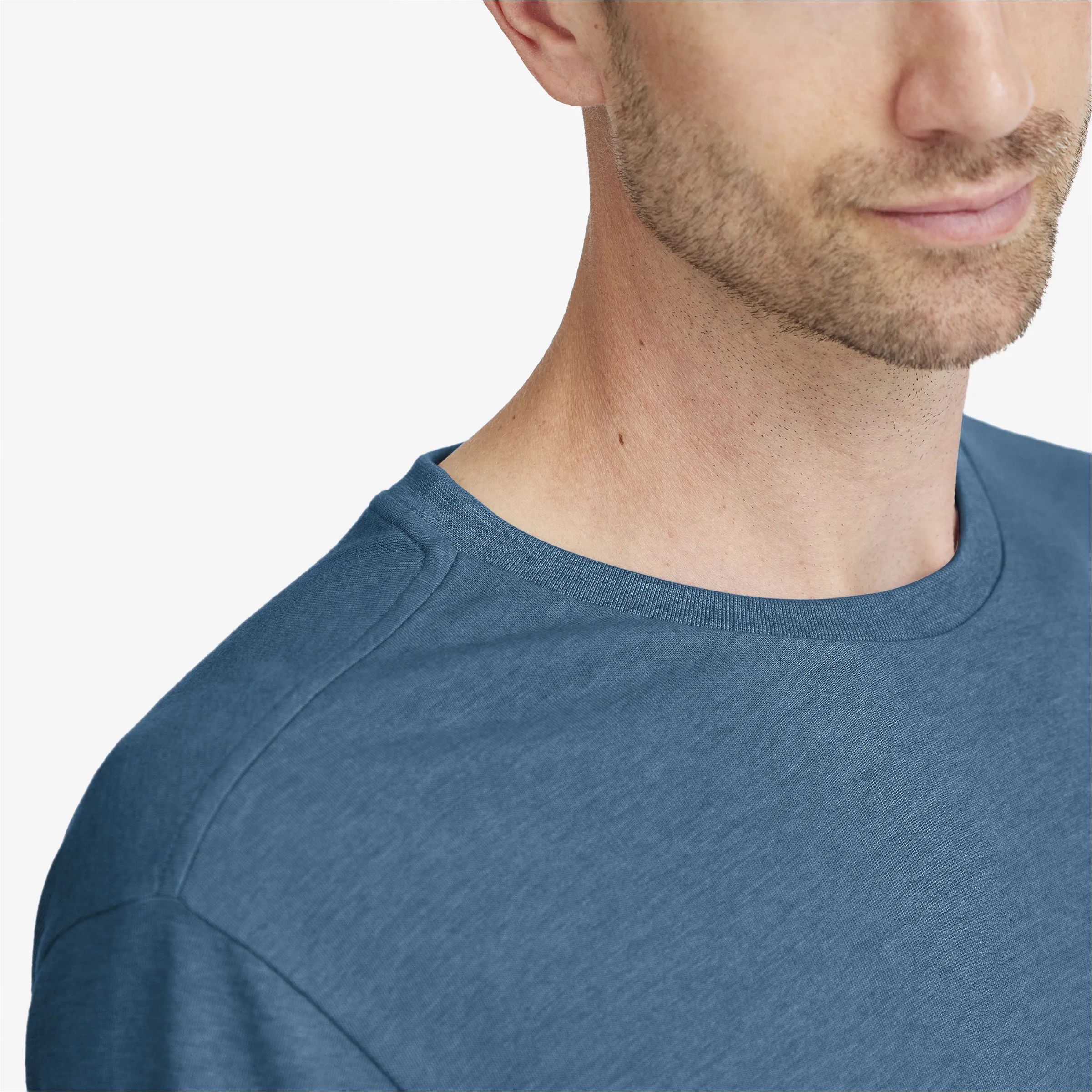 Men's Soft Merino Tee - Basin Blue sold by allbirds product image thumbnail 2
