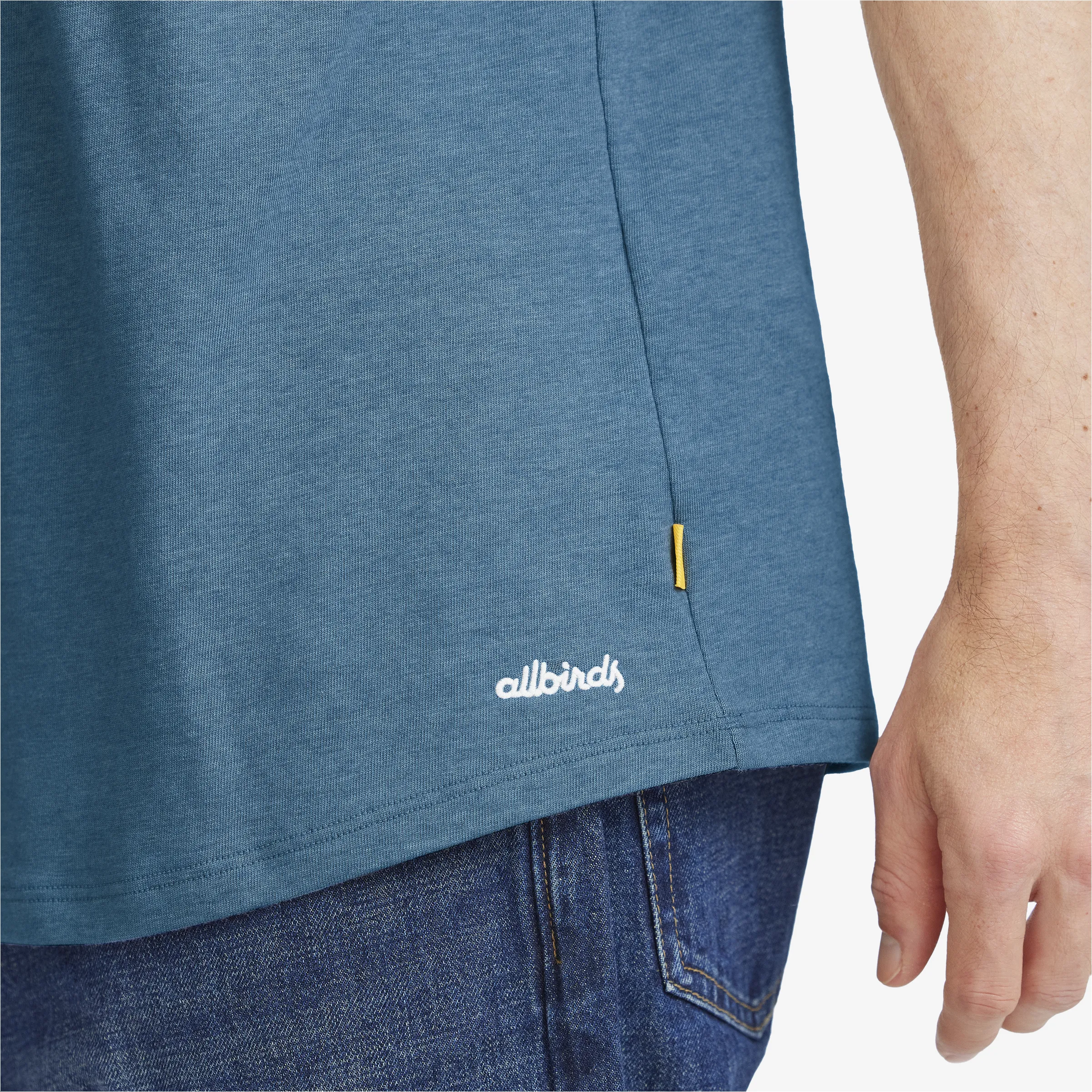 Men's Soft Merino Tee - Basin Blue sold by allbirds product image thumbnail 3
