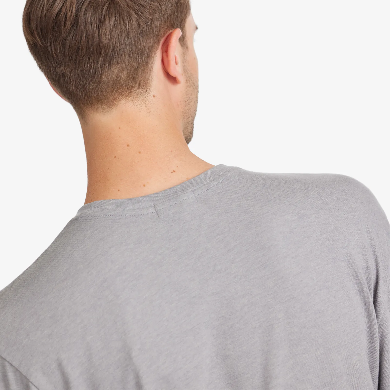 Men's Soft Merino Long Sleeve Tee - Medium Grey sold by allbirds product image thumbnail 3