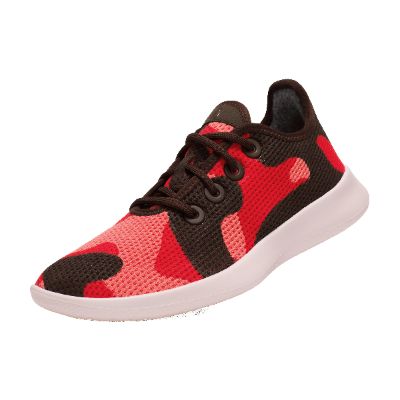 Women's Tree Runners (DV) - Bloom Coral/Bloom Red (Calm Taupe Sole) sold by allbirds