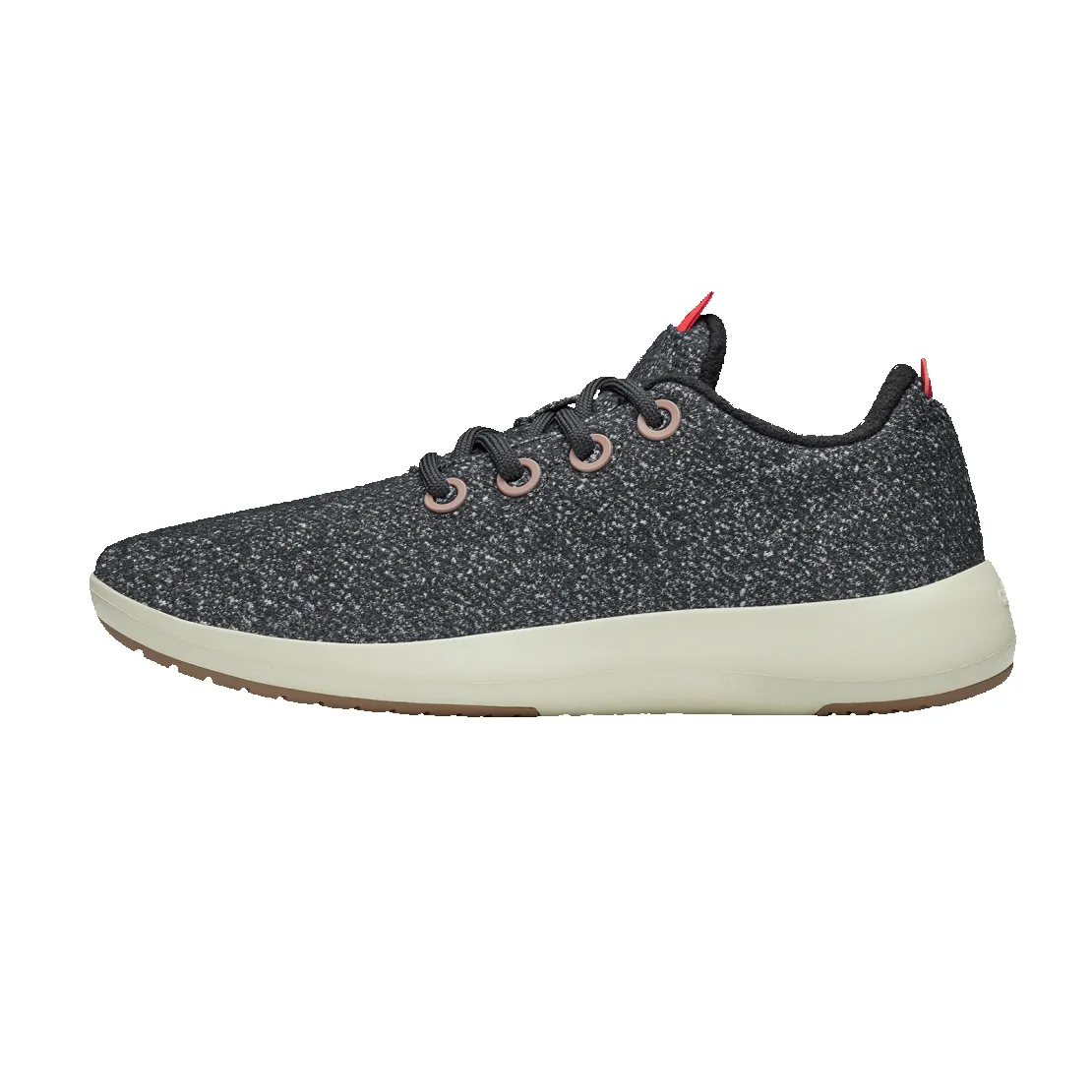 Men's Wool Runner Mizzles - Dark Grey/Bloom Red (Arid Beige Sole) sold by allbirds product image thumbnail 3