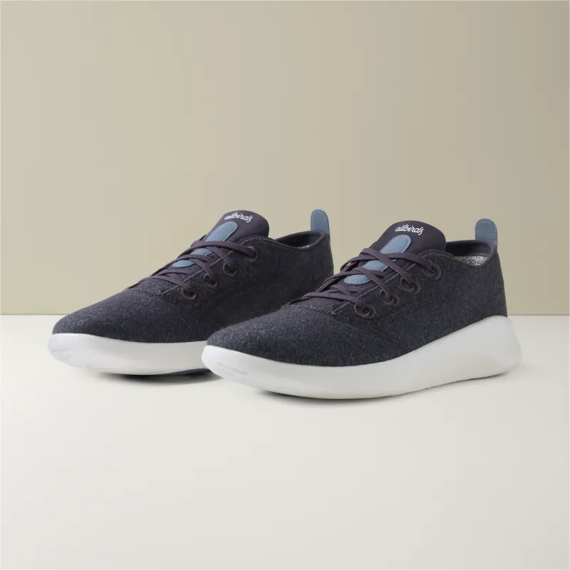 Women's SuperLight Wool Runners - Thunder Purple (Natural White Sole) sold by allbirds