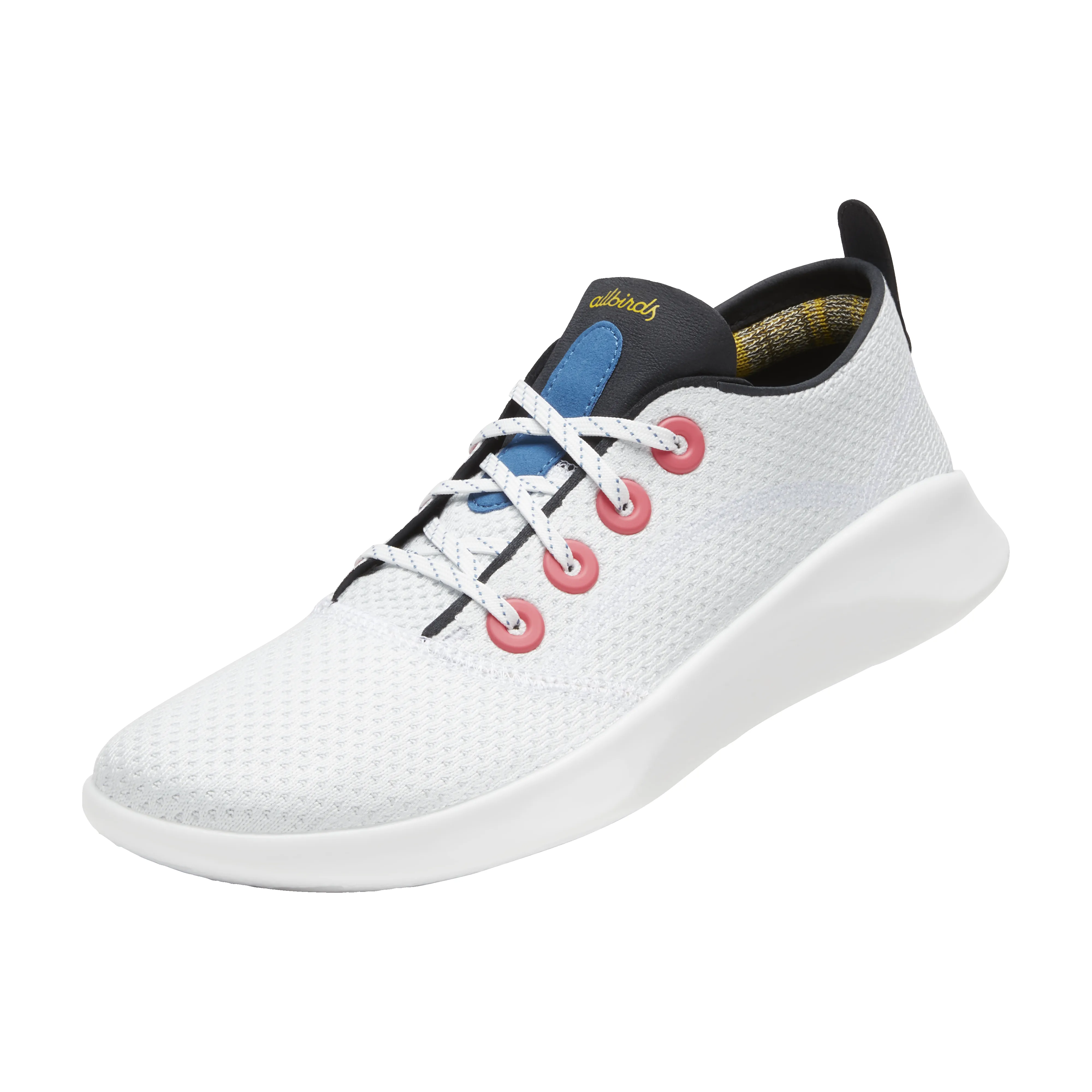 Women's SuperLight Tree Runners - Blizzard/Bloom Coral (Blizzard Sole) sold by allbirds