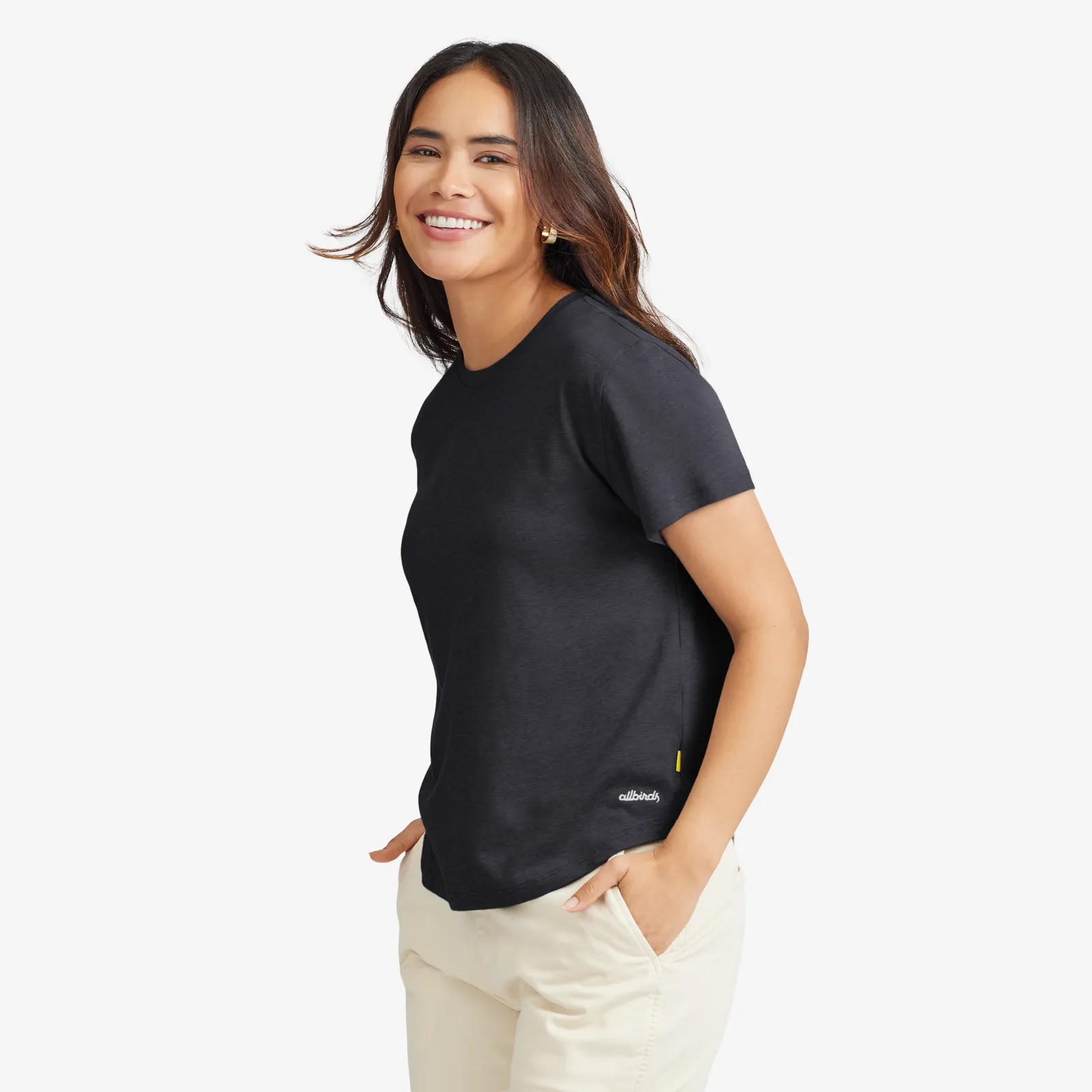 Women's Soft Merino Tee - Natural White sold by allbirds product image thumbnail 2
