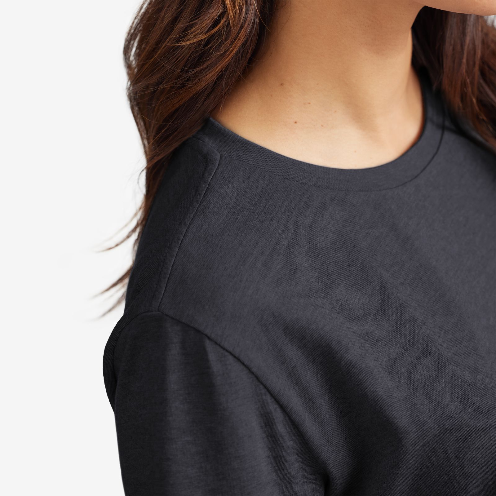 Women's Anytime Tee - Natural Black sold by allbirds product image thumbnail 3