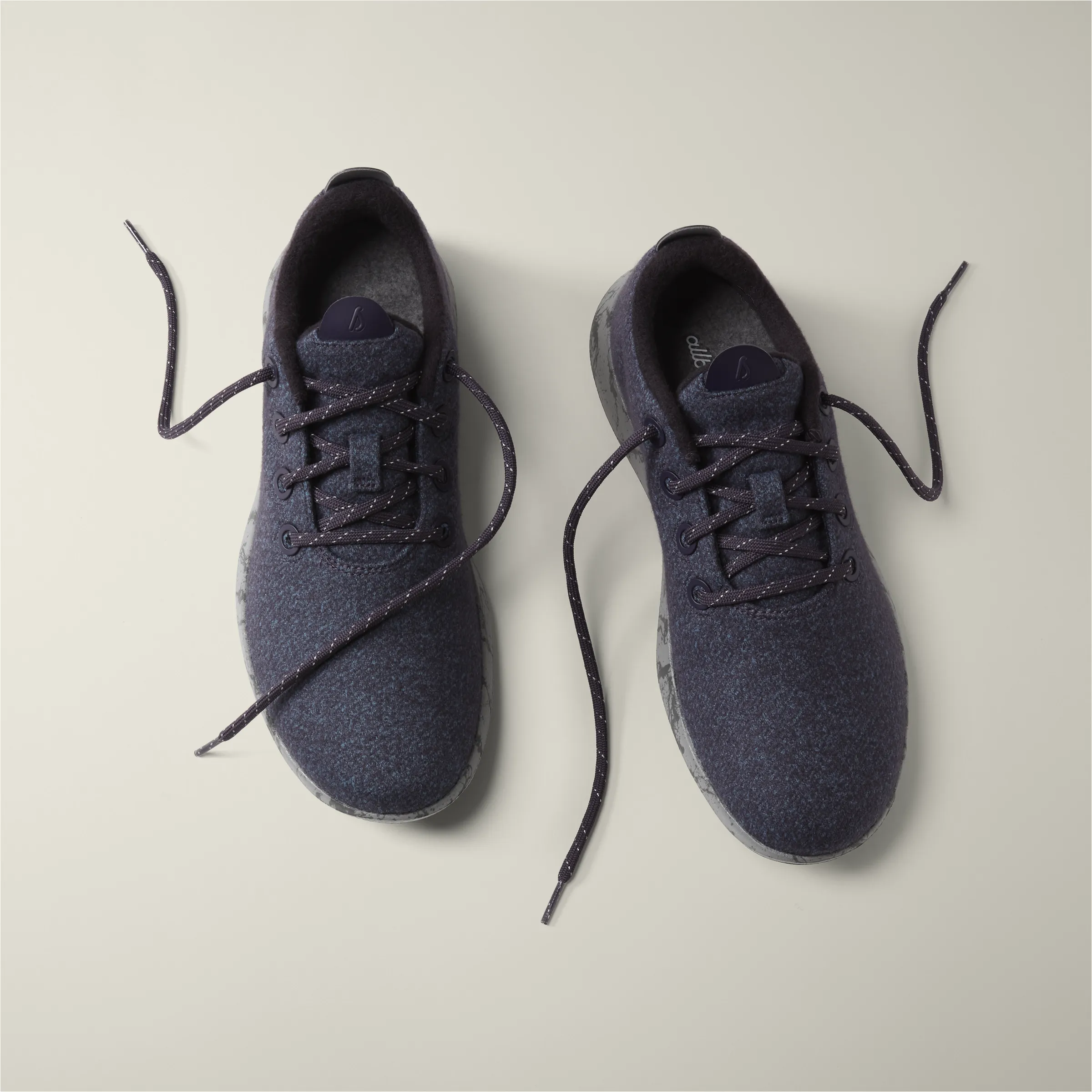 Men's Wool Runner Mizzles - Thunder Purple/Stormy Teal (Medium Grey Sole) sold by allbirds product image thumbnail 3