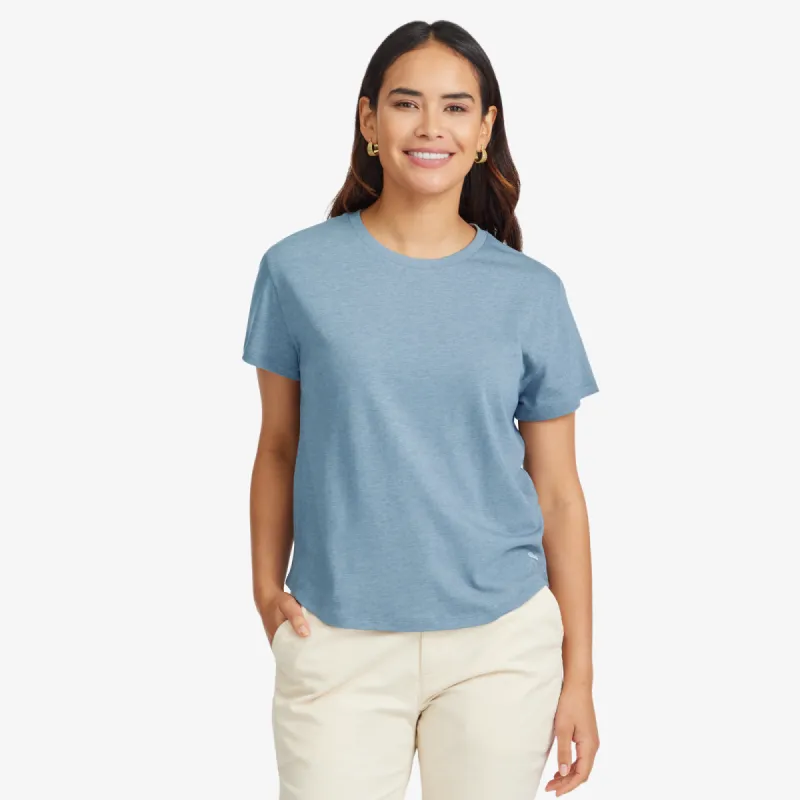 Women's Soft Merino Tee - Stormy Teal sold by allbirds