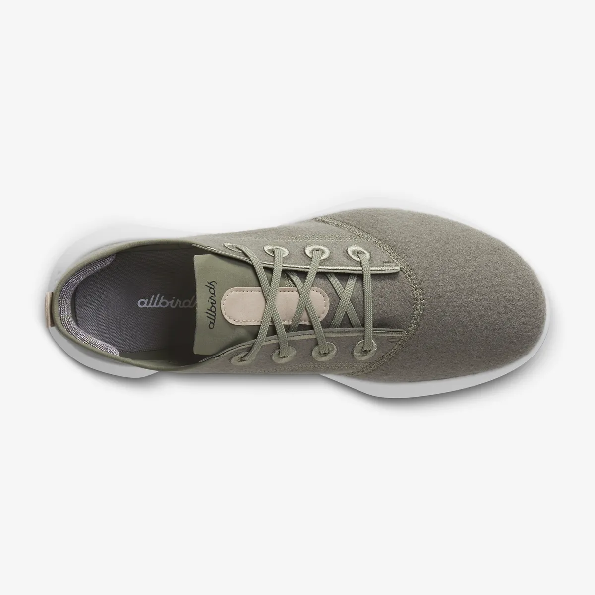 Men's SuperLight Wool Runners - Rugged Green (Blizzard Sole) sold by allbirds product image thumbnail 4