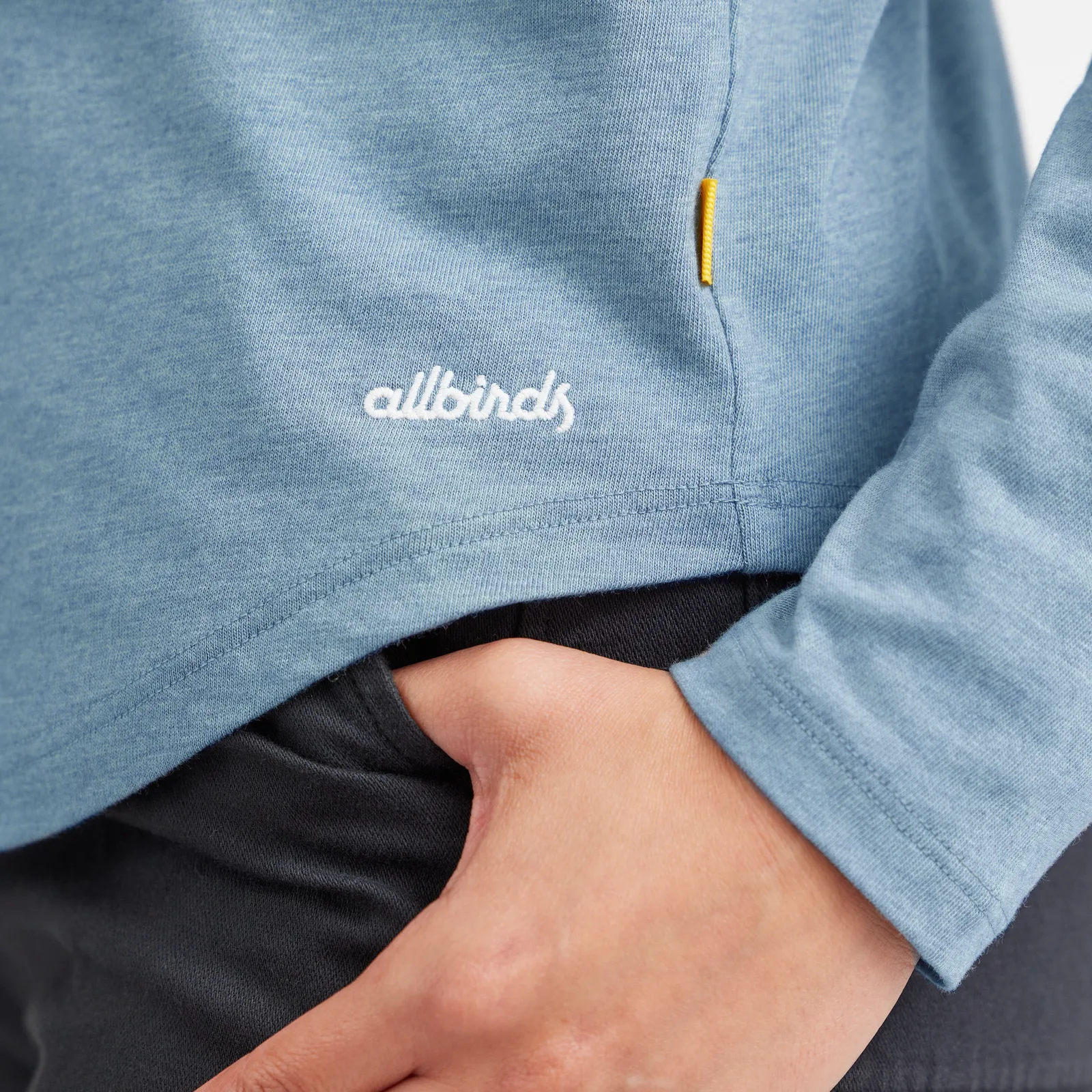 Women's Soft Merino Long Sleeve Tee - Stormy Teal sold by allbirds product image thumbnail 4