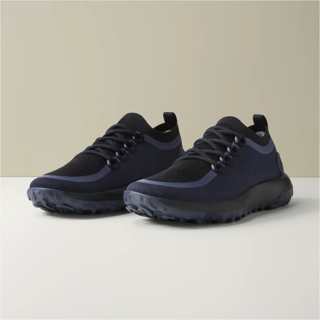 Men's Trail Runners SWT - True Navy/Hazy Indigo (Natural Black Sole) sold by allbirds