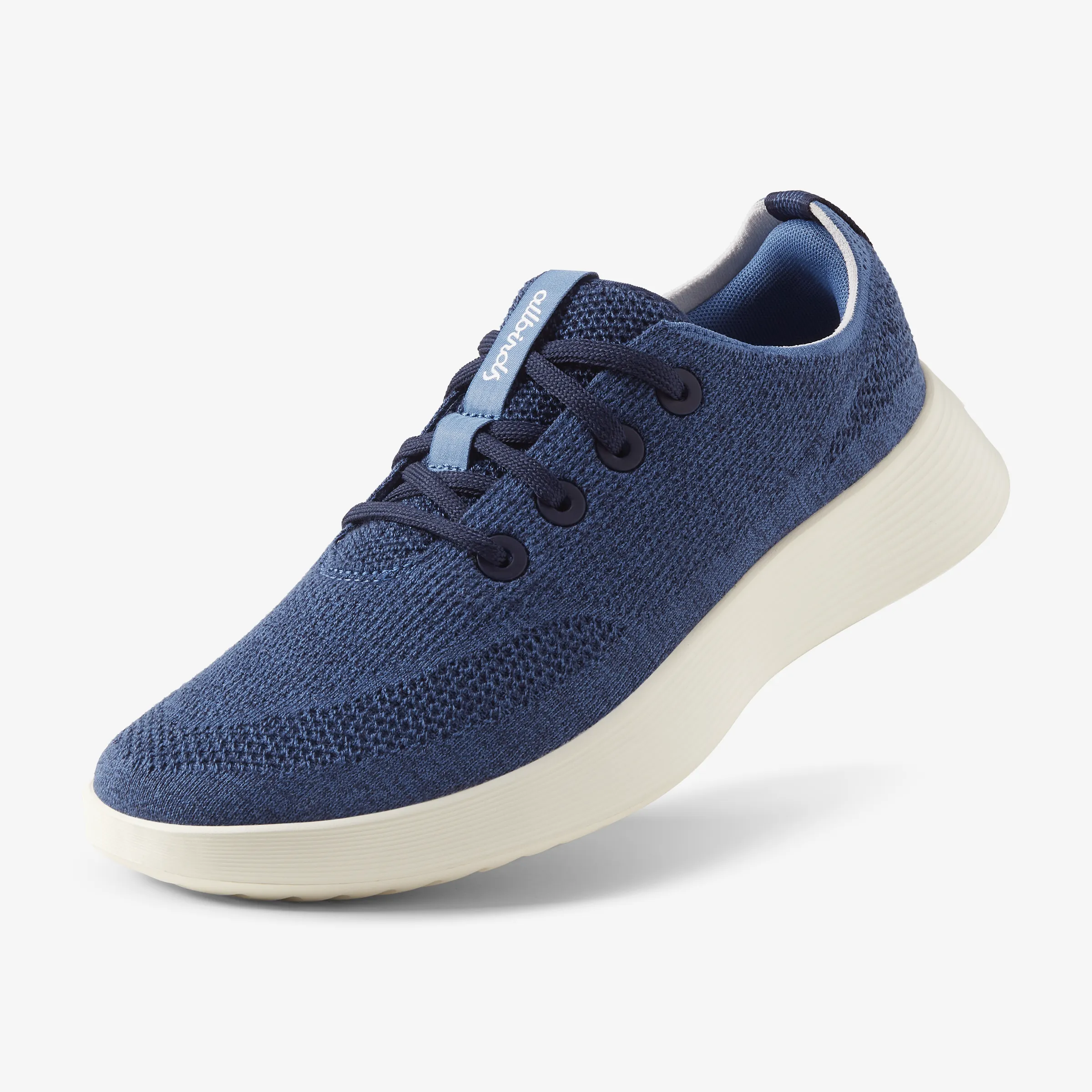 Men's Tree Runner Go - Basin Blue (Natural White Sole) sold by allbirds