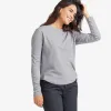 Women's Soft Merino Long Sleeve Tee - Medium Grey sold by allbirds