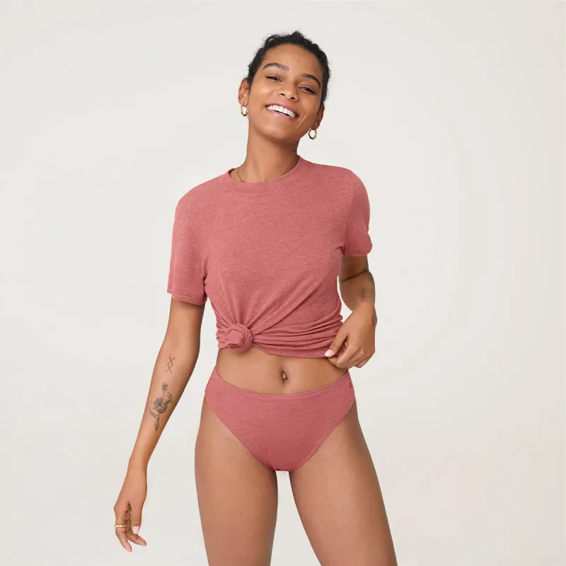 Women's Trino® Bikini Brief - Hazy Sienna made by allbirds