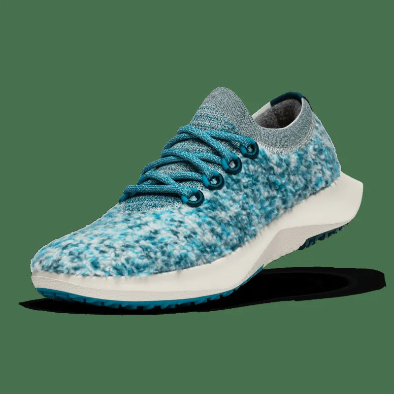 Women's Wool Dasher Fluffs - Thrive Teal/Deep Emerald sold by allbirds