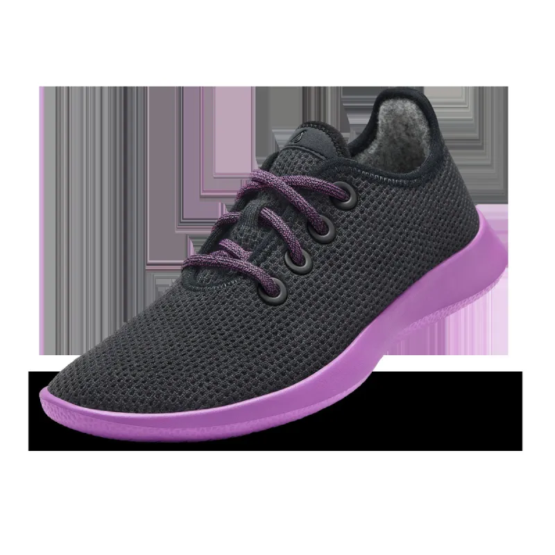 Men's Tree Runners - Natural Black (Lux Purple Sole) sold by allbirds