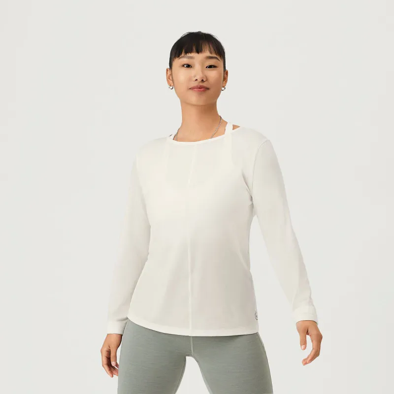 Women's Studio Long Sleeve Tee - Blizzard sold by allbirds