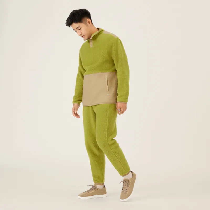 Men's Fluff Fleece Pant - Hazy Lime (Hazy Beige) sold by allbirds
