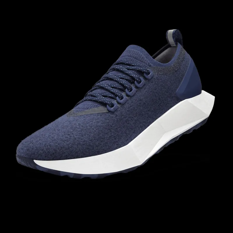 Men's Wool Flyer Mizzles - Hazy Indigo (Blizzard Sole) sold by allbirds