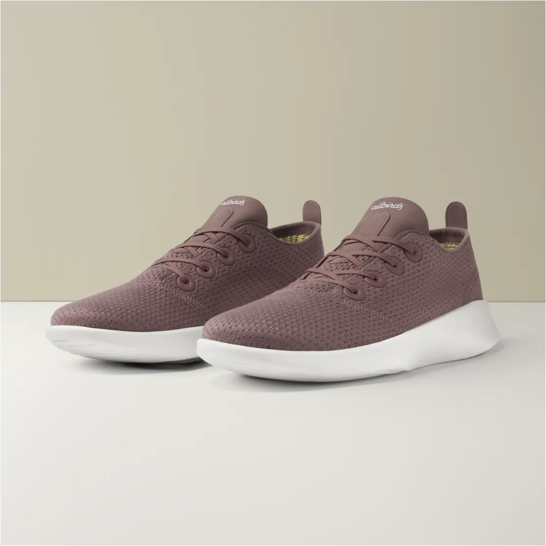 Men's SuperLight Tree Runners - Stormy Mauve (Blizzard Sole) sold by allbirds