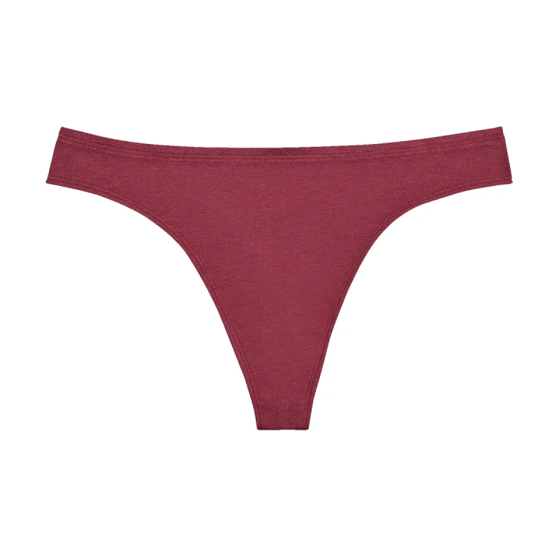 Women's Anytime Thong - Botanic Red sold by allbirds