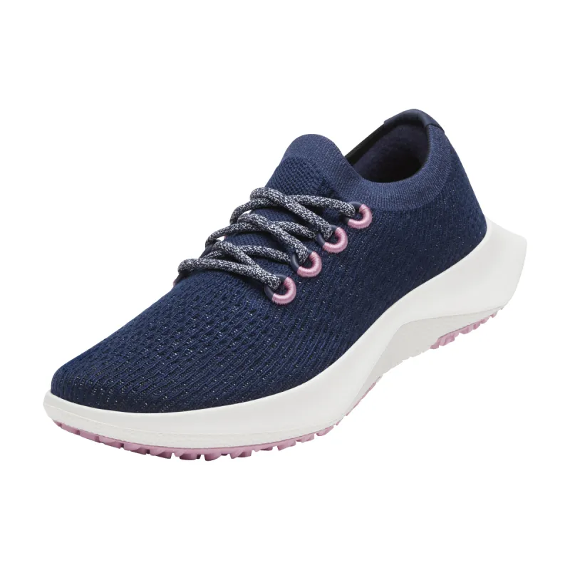 Women's Tree Dasher 2 - Deep Navy/Basin Pink (Blizzard Sole) sold by allbirds