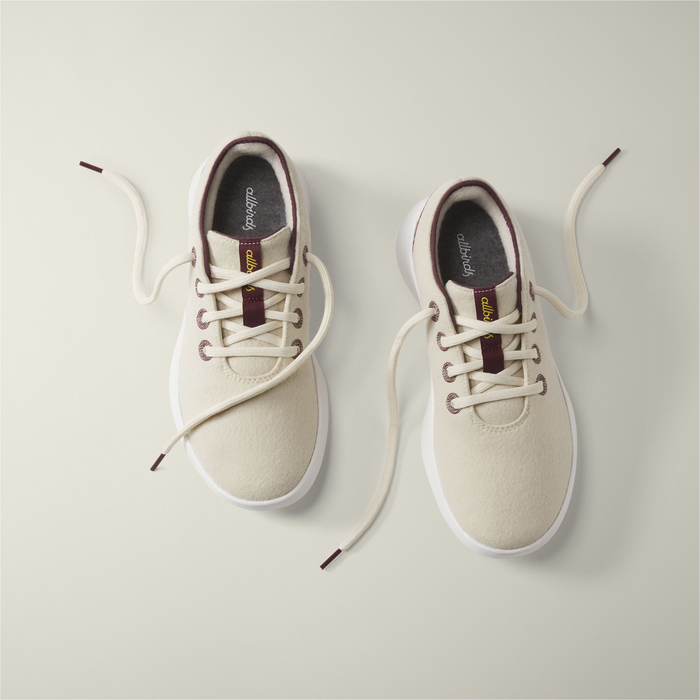 Men's Wool Runner 2 - Beige Hush/Botanic Red (Blizzard Sole) sold by allbirds product image thumbnail 4