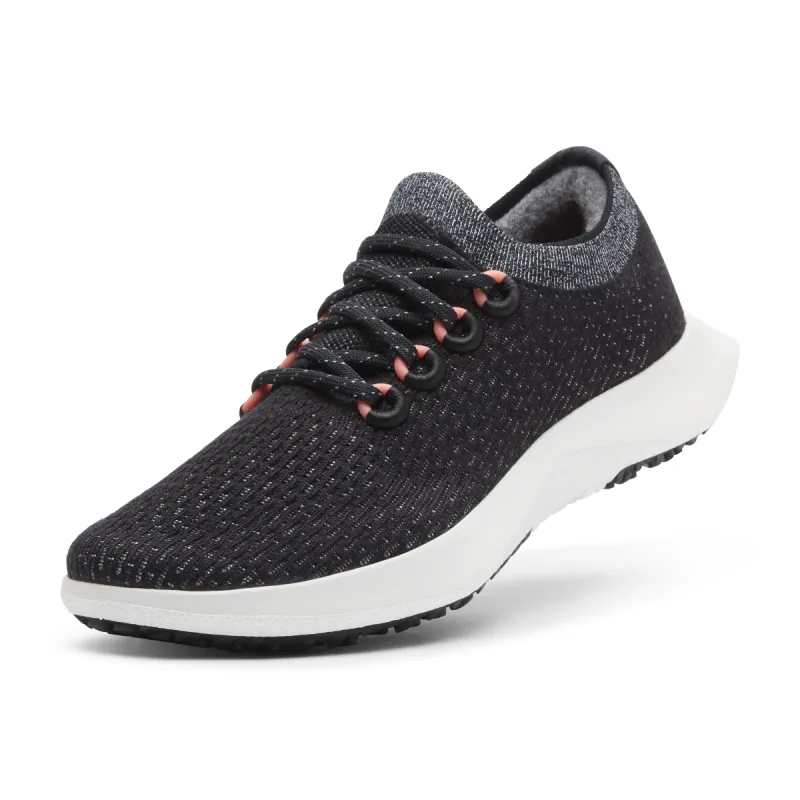 Men's Tree Dasher 2 - Natural Black/Bloom Coral (Blizzard Sole) sold by allbirds