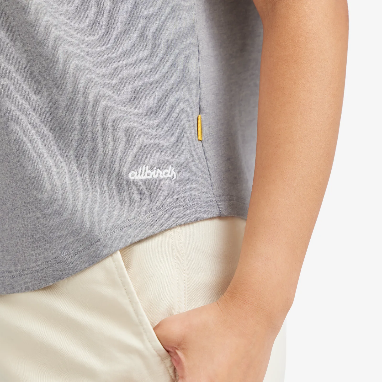 Women's Soft Merino Tee - Medium Grey sold by allbirds product image thumbnail 4