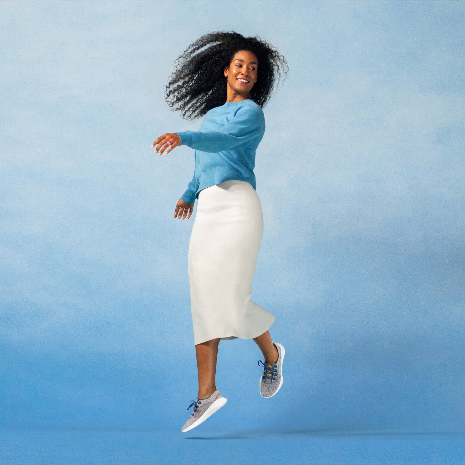 Women's SuperLight Wool Runners - Dapple Grey (Natural White Sole) sold by allbirds product image thumbnail 2