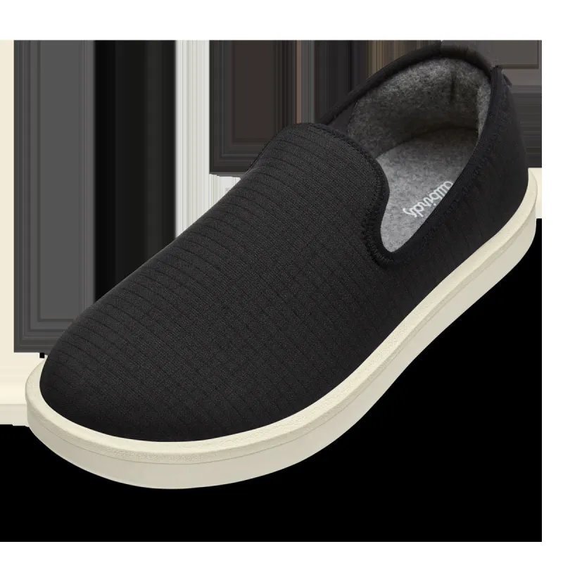Men's Wool Lounger Woven - Natural Black (Natural White Sole) sold by allbirds