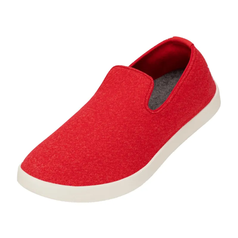 Men's Wool Loungers - Bloom Red (Natural White Sole) sold by allbirds