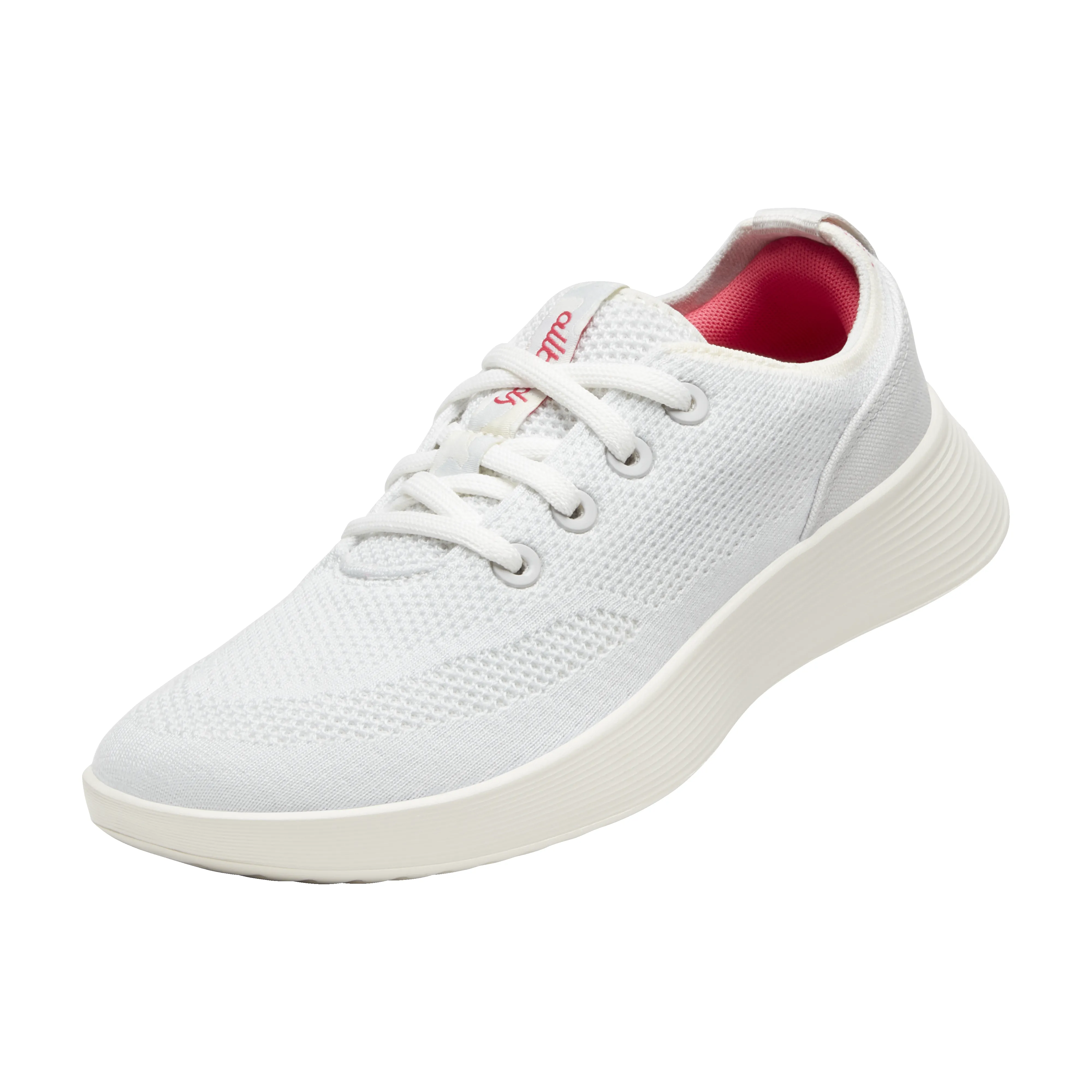 Women's Tree Runner Go - Blizzard/Vivid Red (Natural White Sole) | Parallel