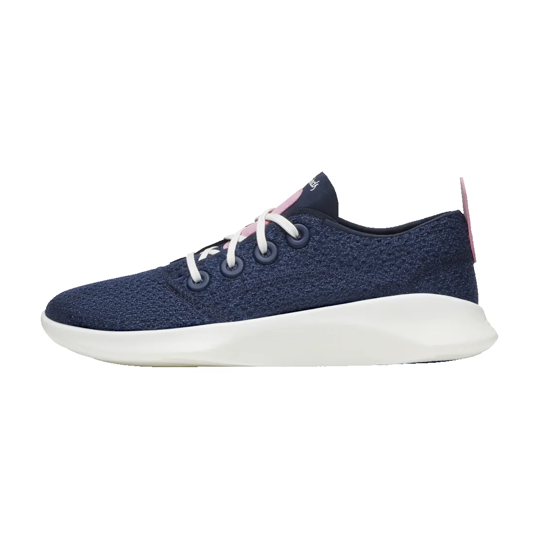 Women's SuperLight Tree Runners - Deep Navy/Basin Pink (Natural White Sole) sold by allbirds product image thumbnail 2
