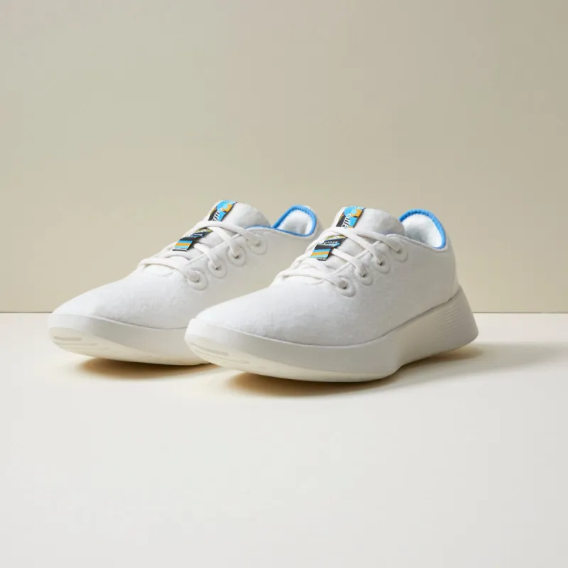 Men's Wool Runner 2 - Natural White/NZ Blue (Natural White Sole) sold by allbirds