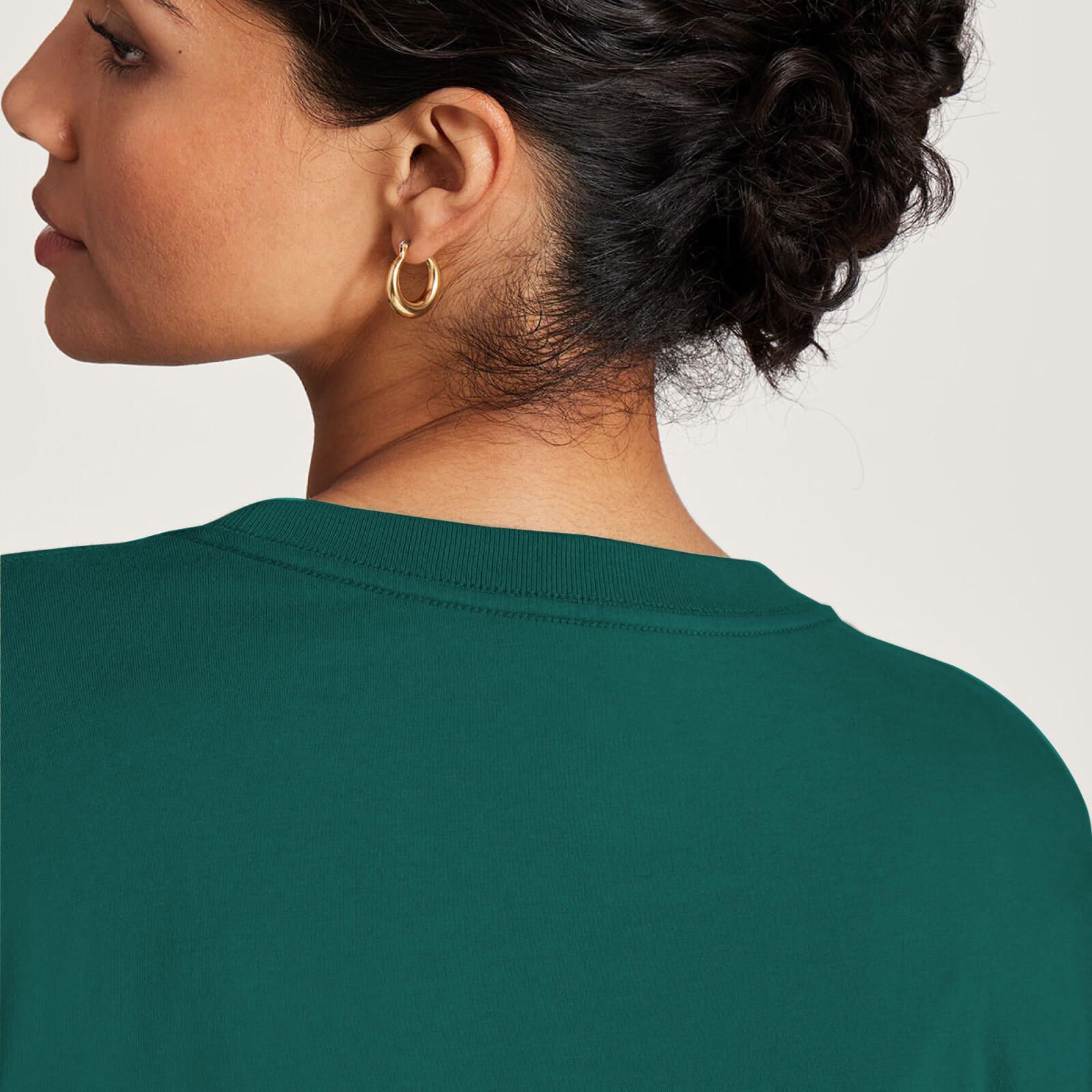 Women's Allgood Organic Cotton Long Sleeve Tee - Deep Emerald sold by allbirds product image thumbnail 4