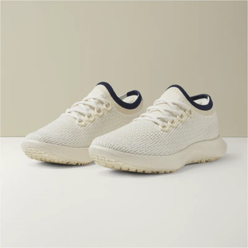 Women's Tree Dasher 2 - Natural White/True Navy (Natural White Sole) sold by allbirds