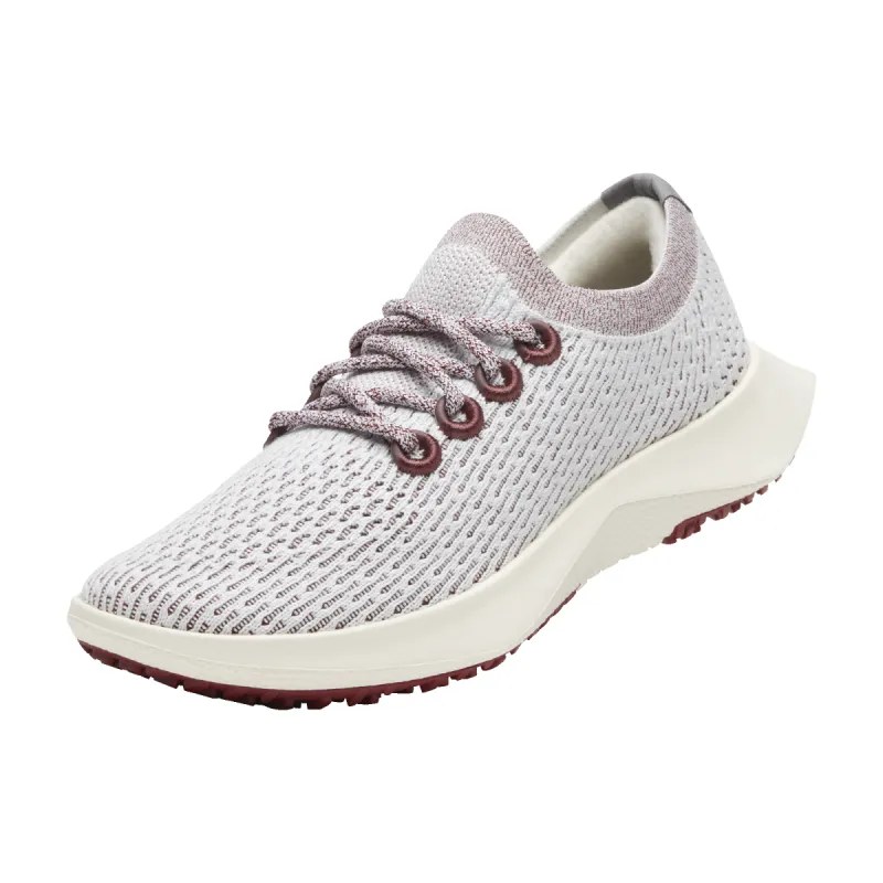 Women's Tree Dasher 2 - Blizzard/Thunder Red (Natural White Sole) sold by allbirds