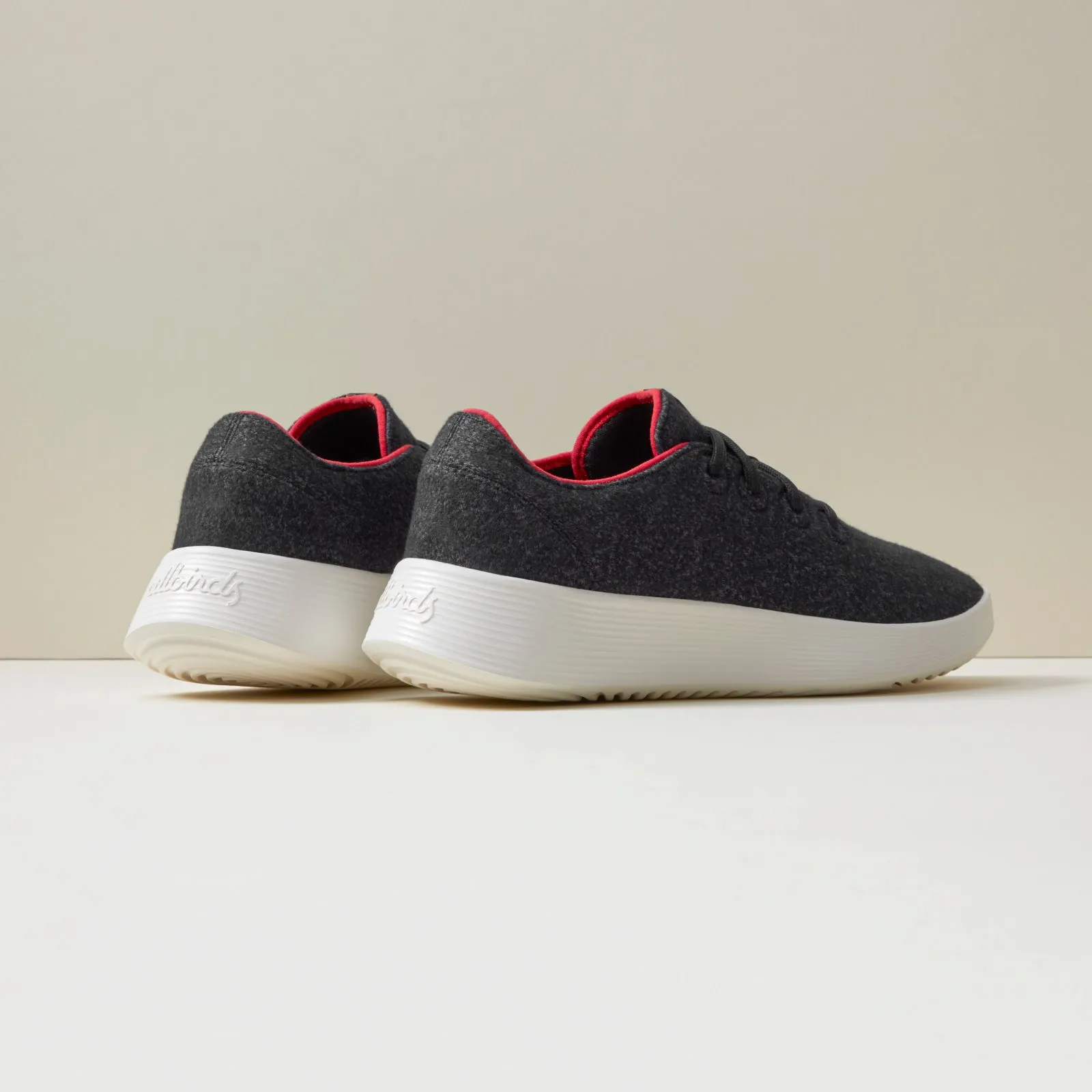 Men's Wool Runner Go - Natural Black/Kea Red (Natural White Sole) sold by allbirds product image thumbnail 5