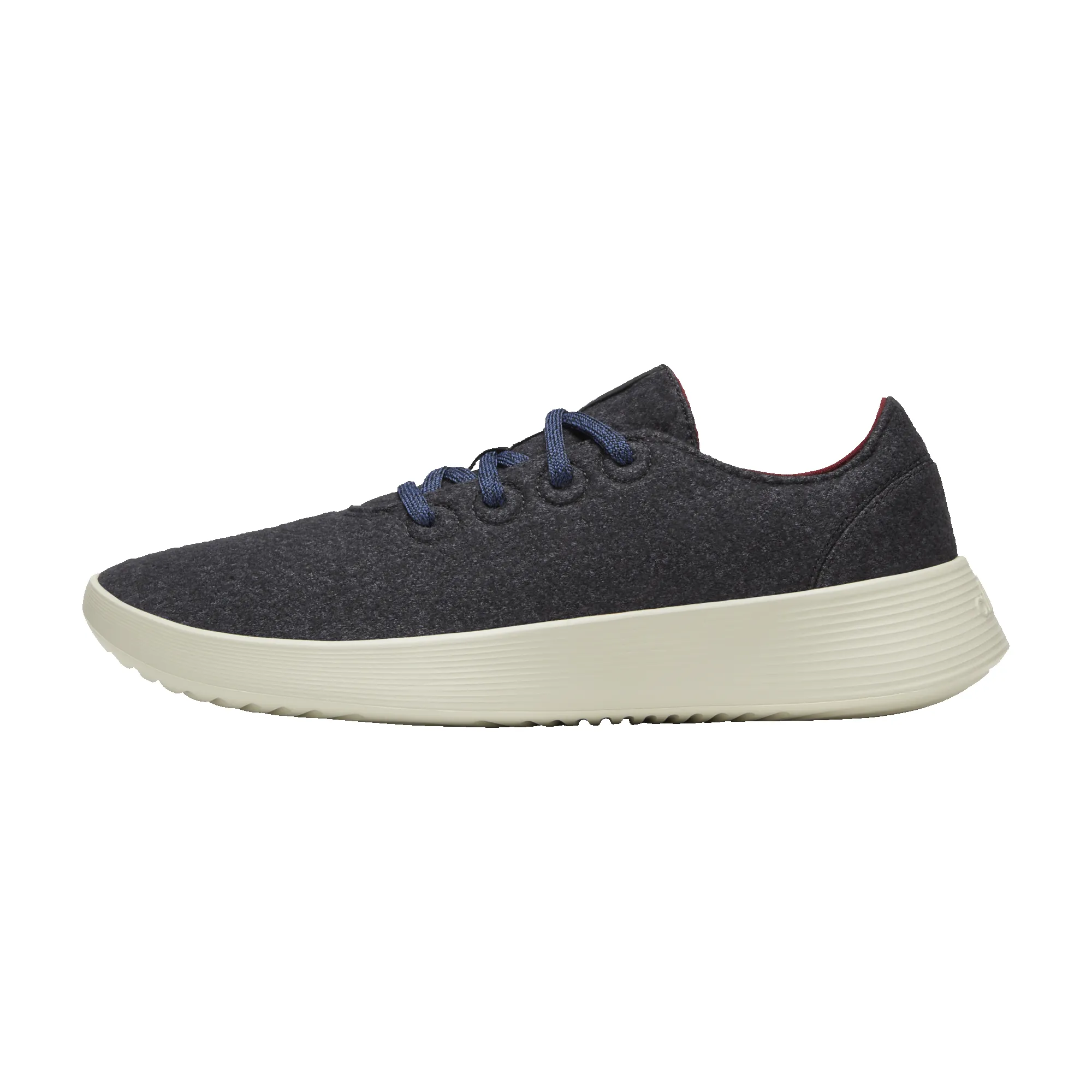 Women's Wool Runner Go - Dark Grey/Thunder Red (Arid Beige Sole) sold by allbirds product image thumbnail 2