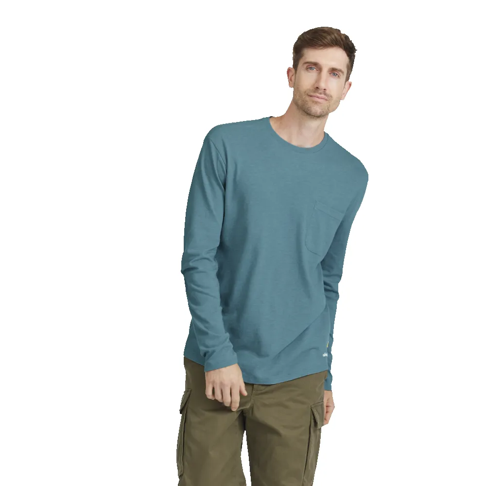 Men's Soft Merino Long Sleeve Tee - Chasm Teal sold by allbirds
