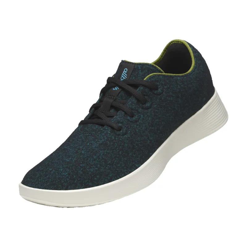 Men's Wool Runner Go - Chasm Teal/Natural Black (Stony Cream Sole) sold by allbirds