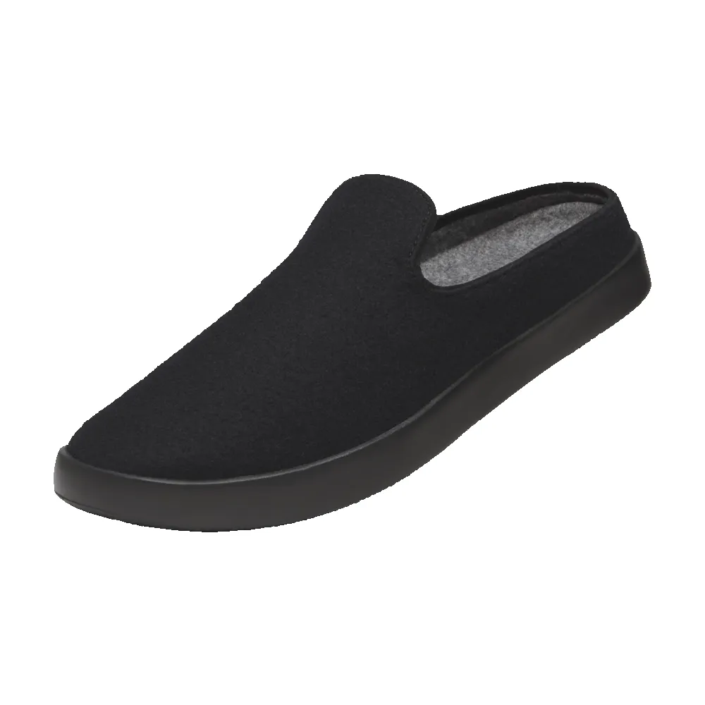 Women's Wool Lounger Mule - Natural Black (Natural Black Sole) sold by allbirds