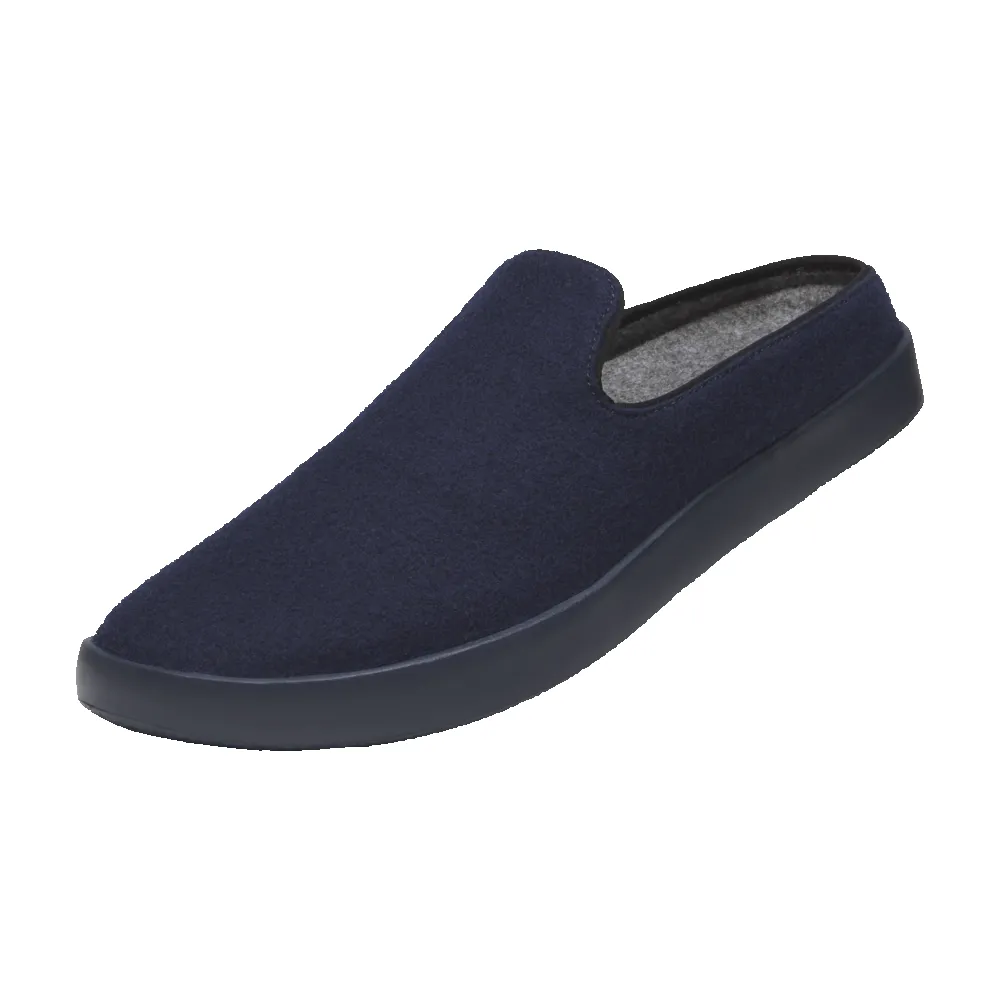 Men's Wool Lounger Mule - Deep Navy (True Navy Sole) sold by allbirds
