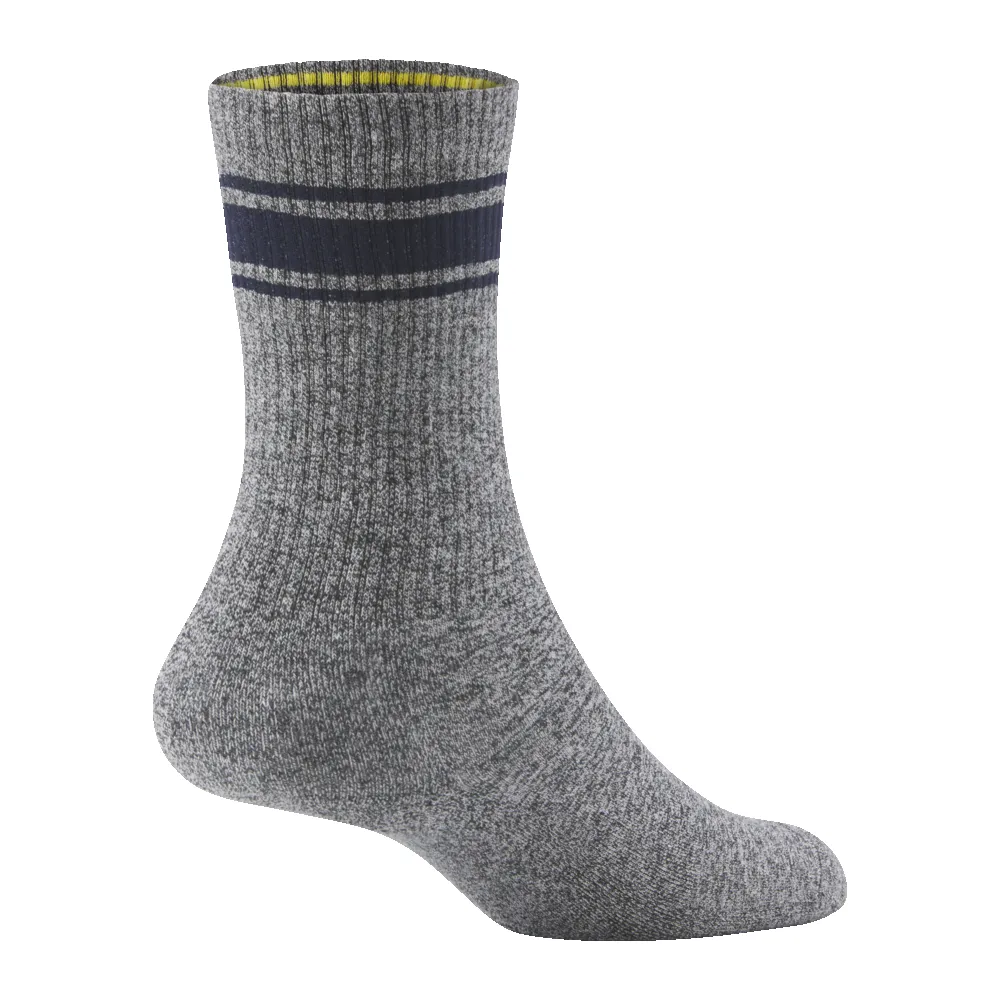 Anytime Crew Sock - Natural Grey Heather/Deep Navy sold by allbirds product image thumbnail 2