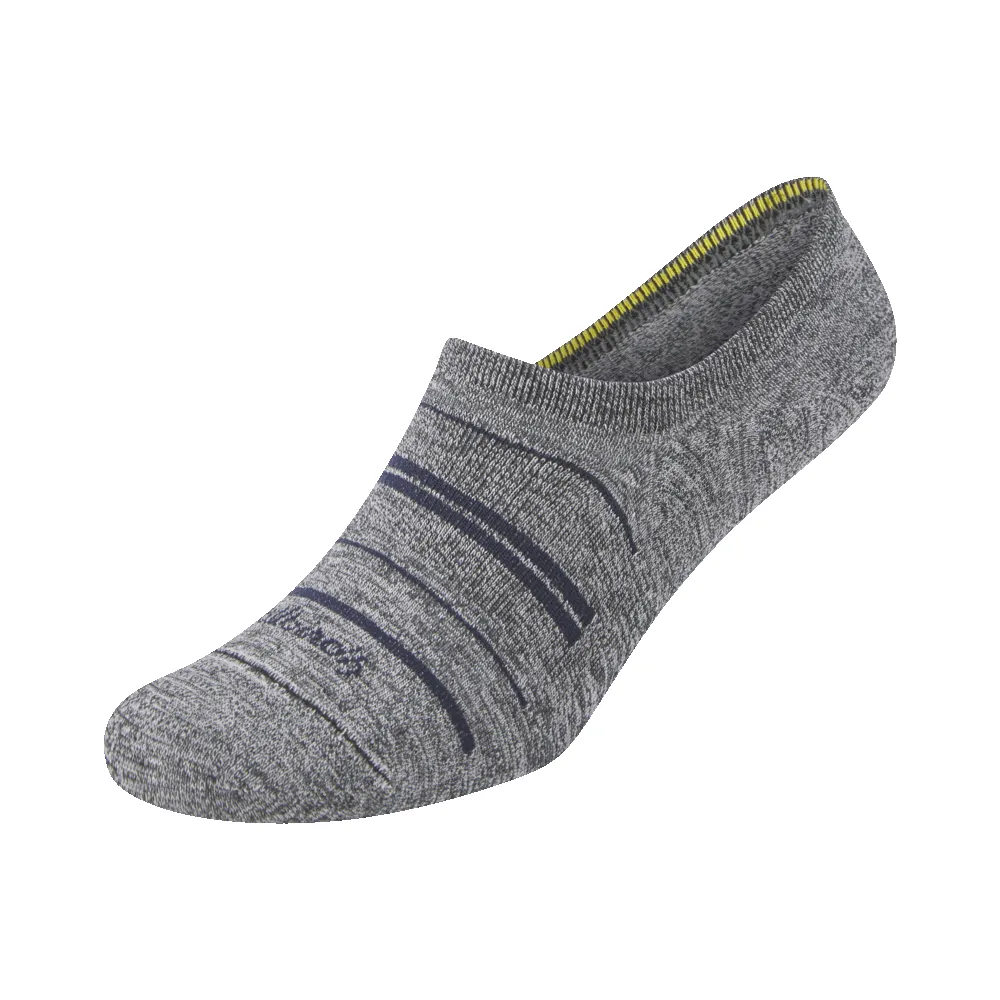 Anytime No Show Sock - Natural Grey Heather/Deep Navy sold by allbirds