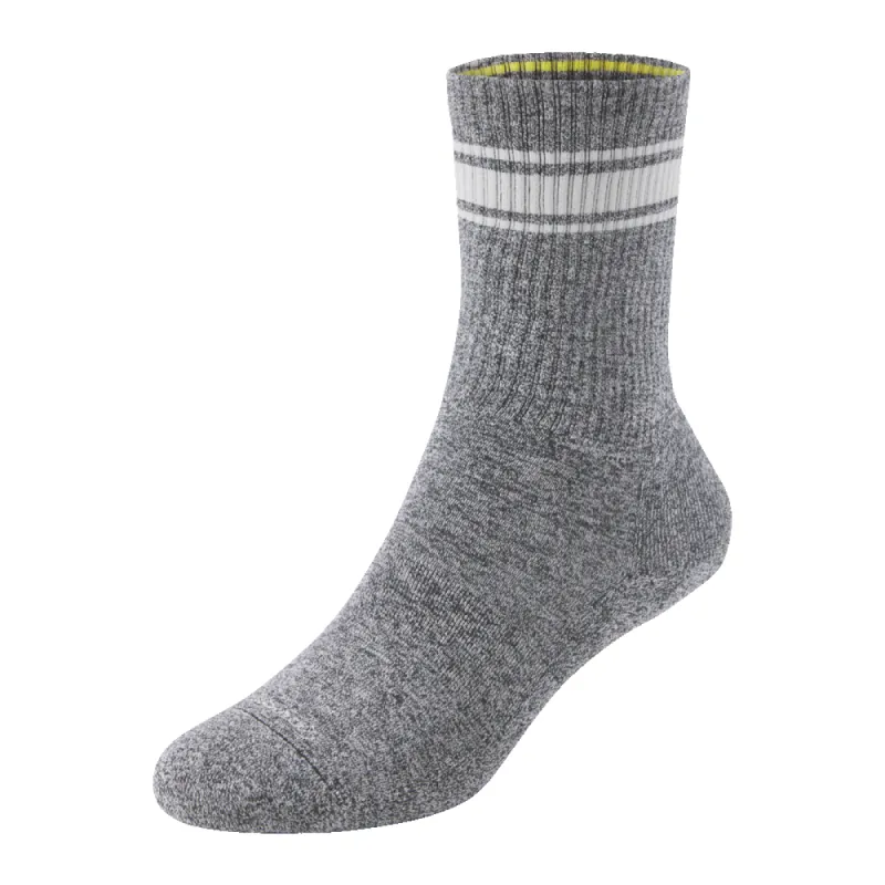 Anytime Crew Sock - Natural Grey Heather/Light Grey sold by allbirds