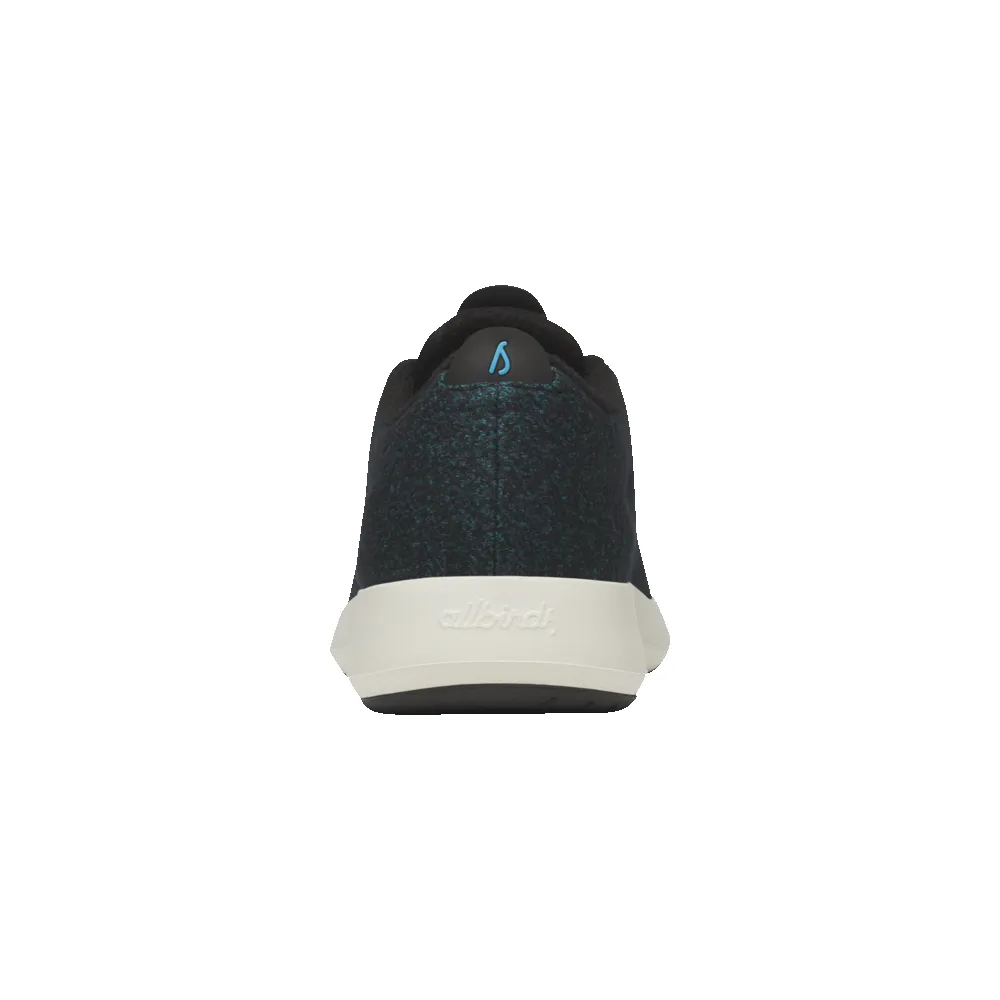 Women's Wool Runner Mizzles - Natural Black/Chasm Teal (Stony Cream Sole) sold by allbirds product image thumbnail 3