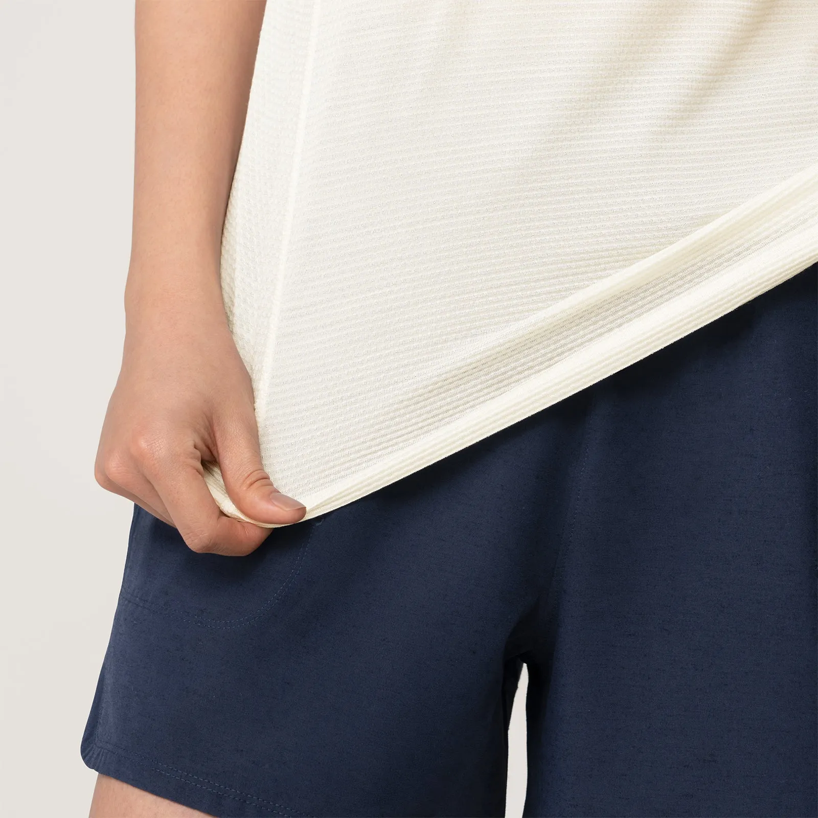 Women's Natural Run Tee - Natural White sold by allbirds product image thumbnail 4